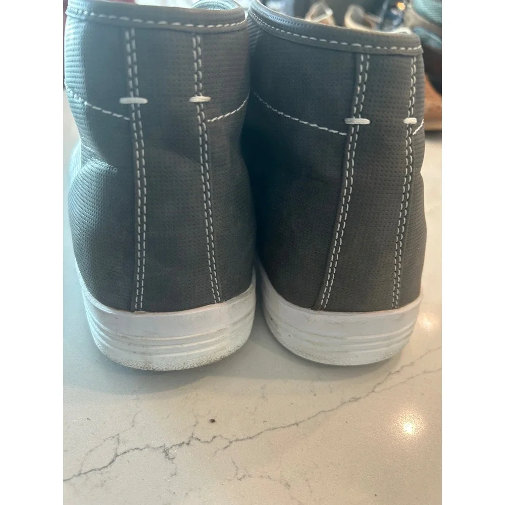 Ben Sherman Men's Gray Chukka Boots Perforated‎ Lace Up Ankle Shoes Size 13